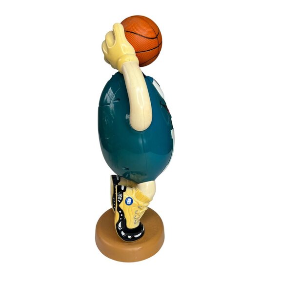 M&Ms Candy Dispenser Basketball Player Figurine Blue Collectible Plastic - Picture 8 of 8
